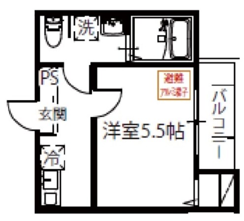 グレイシャス検見川の物件間取画像